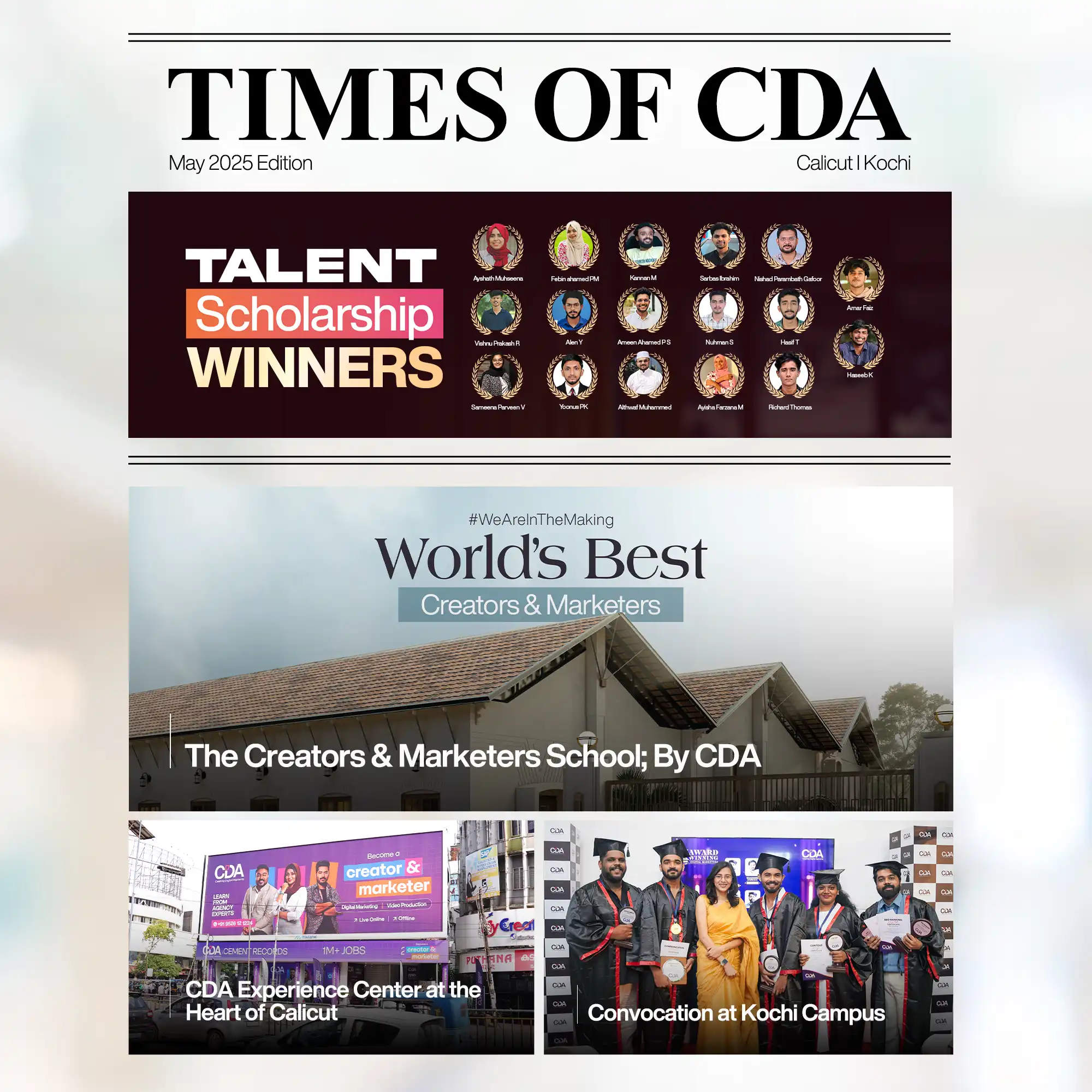 Times of CDA – CDA Academy’s Monthly Magazine